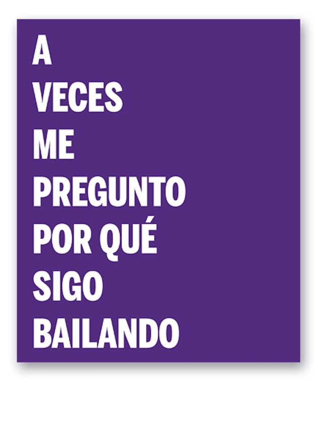 Book cover for A veces me pregunto por qué sigo bailando