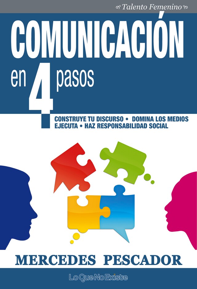 Couverture de livre pour Comunicación en 4 pasos