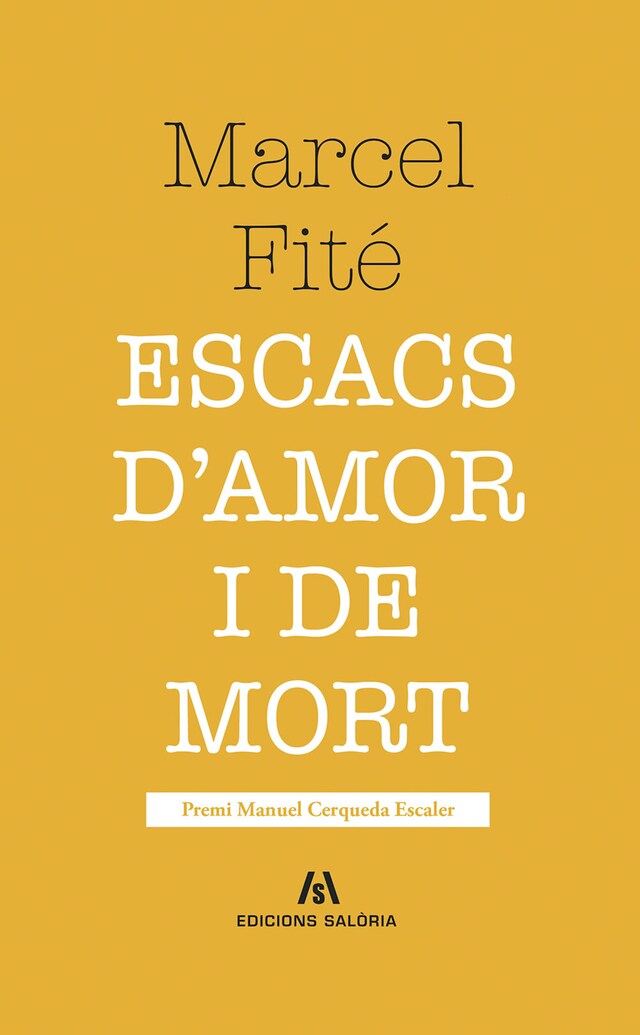 Buchcover für Escacs d'amor i de mort