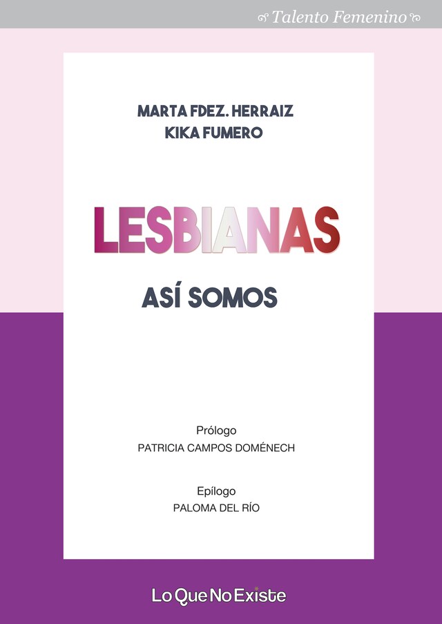 Buchcover für Lesbianas, así somos
