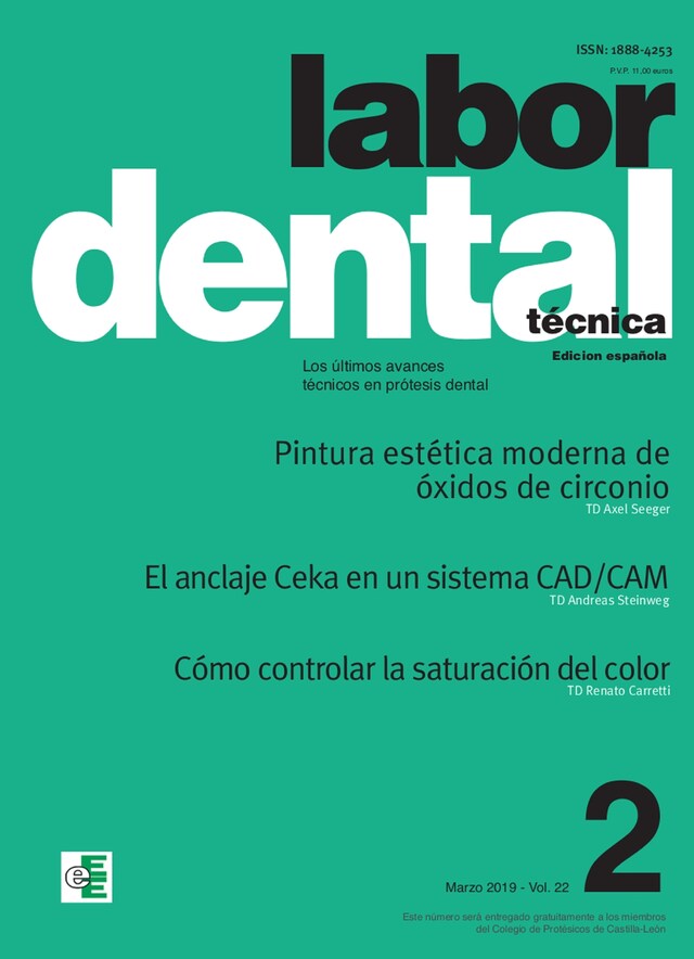 Book cover for Labor Dental Técnica Vol.22 Mar. 2019 nº2