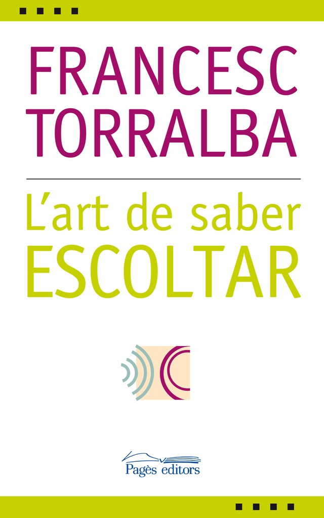 Book cover for L'art de saber escoltar