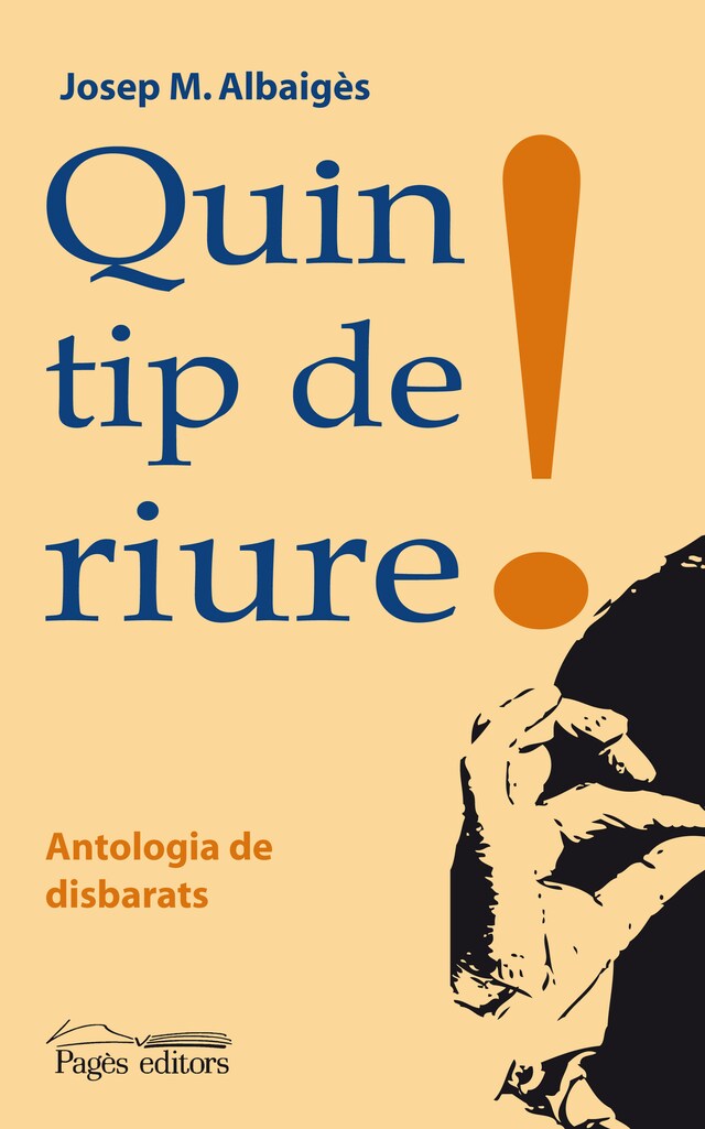 Buchcover für Quin tip de riure!