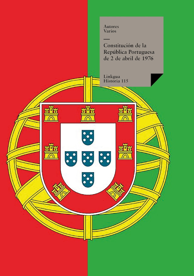 Bokomslag for Constitución de la República Portuguesa del 2 de abril de 1976