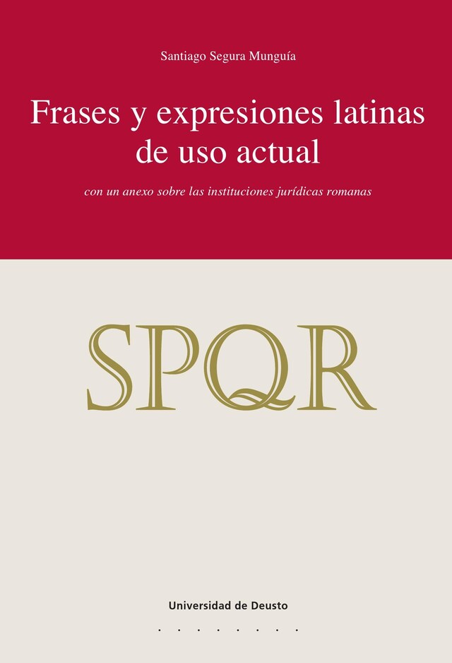 Book cover for Frases y expresiones latinas de uso actual