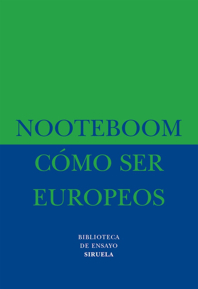Book cover for Cómo ser europeos