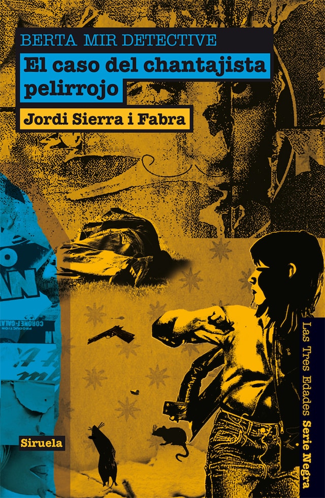 Book cover for El caso del chantajista pelirrojo. Berta Mir detective