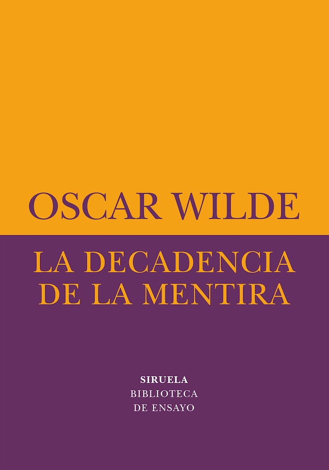 Book cover for La decadencia de la mentira