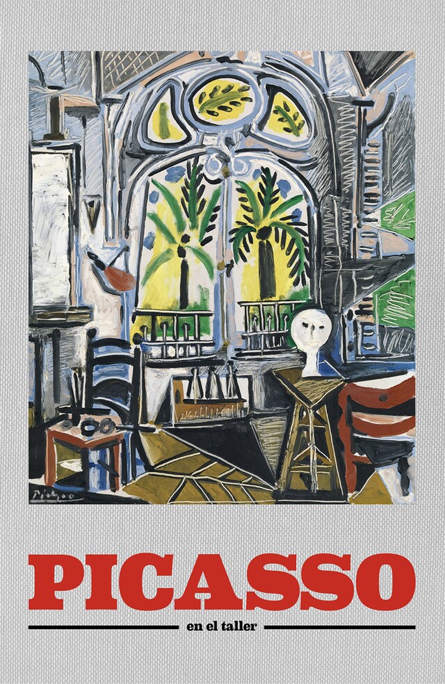 Boekomslag van Picasso. En el taller