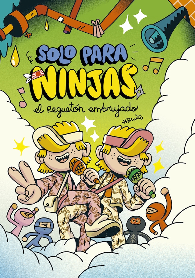 Buchcover für Solo para ninjas 5: El reguetón embrujado