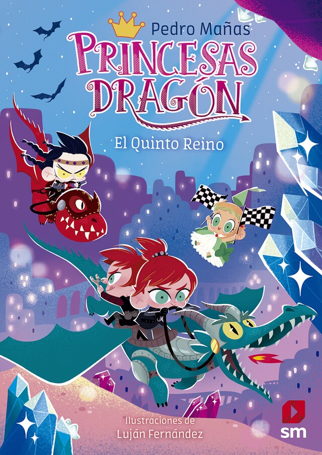 Kirjankansi teokselle Princesas Dragón 15: El quinto reino