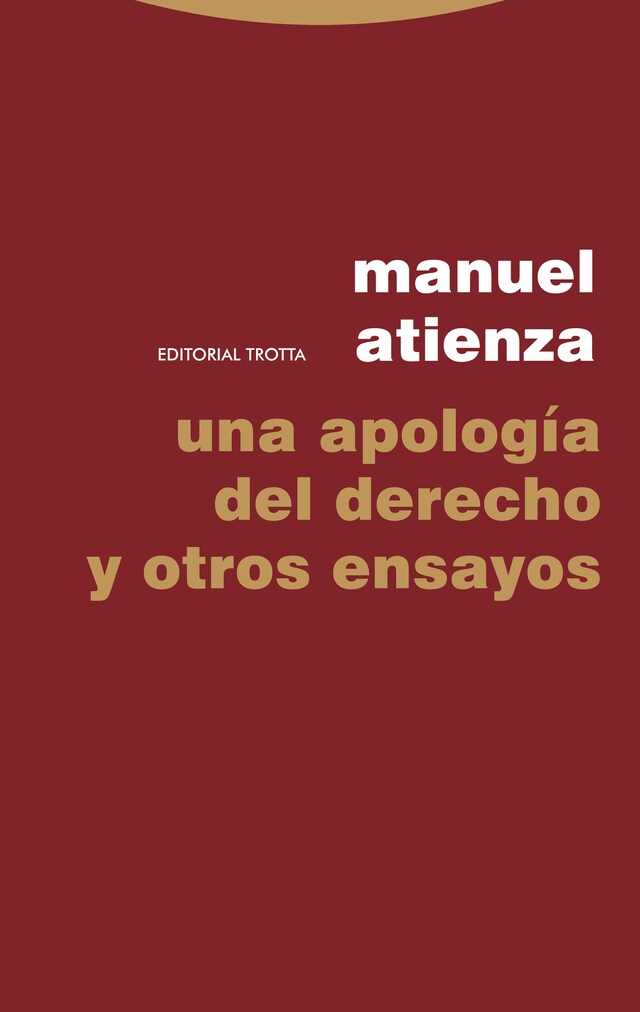 Buchcover für Una apología del Derecho y otros ensayos