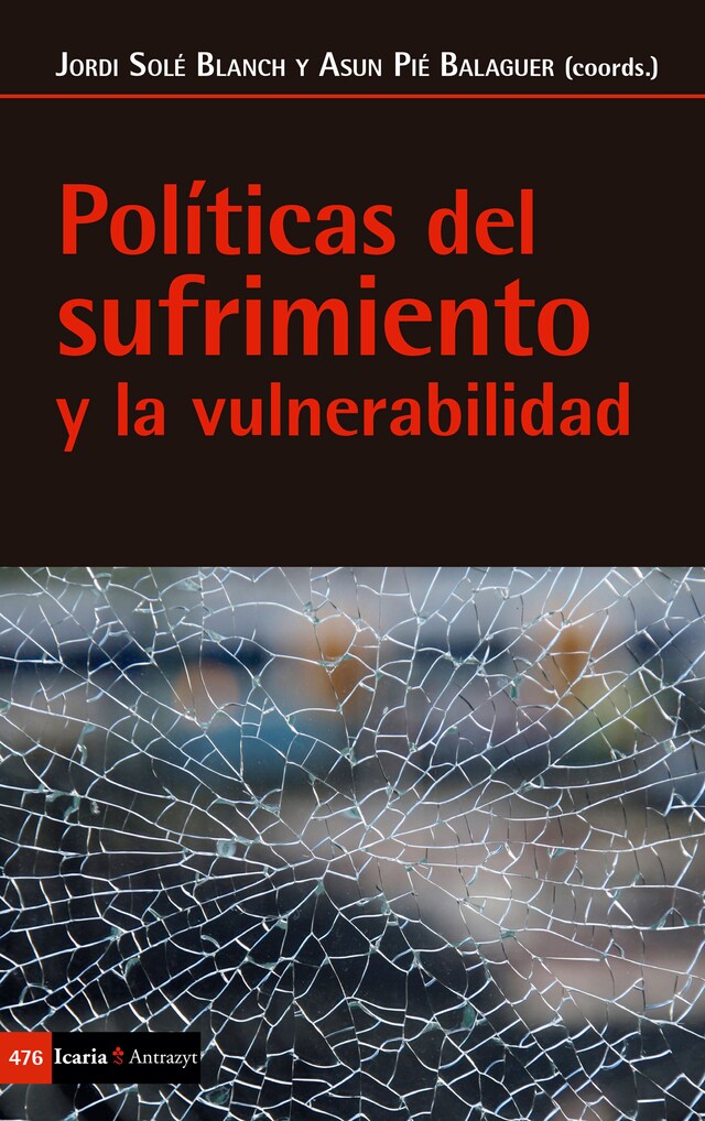 Kirjankansi teokselle Políticas del sufrimiento y la vulnerabilidad