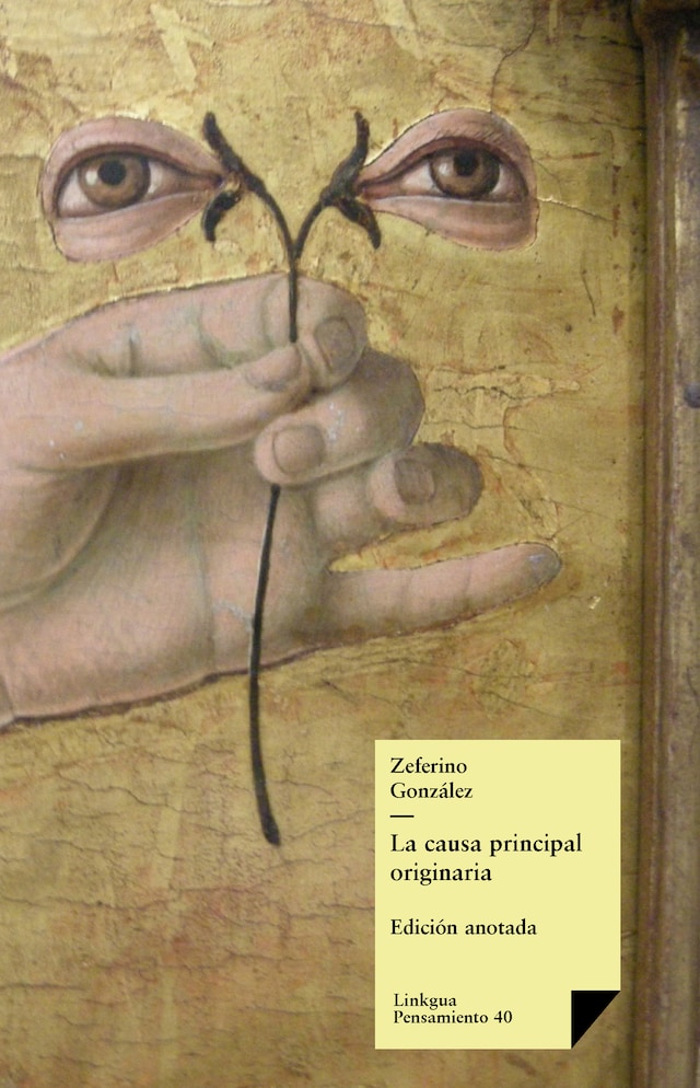 Book cover for La causa principal originaria
