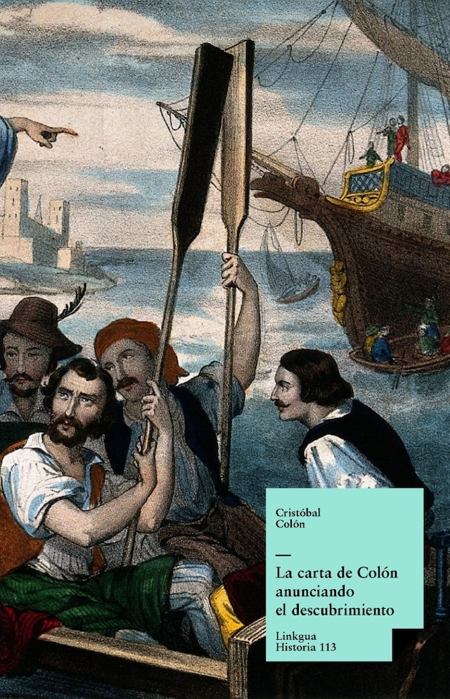 Couverture de livre pour La carta de Colón anunciando el descubrimiento