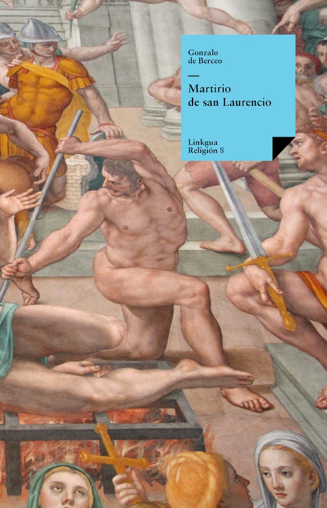 Kirjankansi teokselle Martirio de san Laurencio