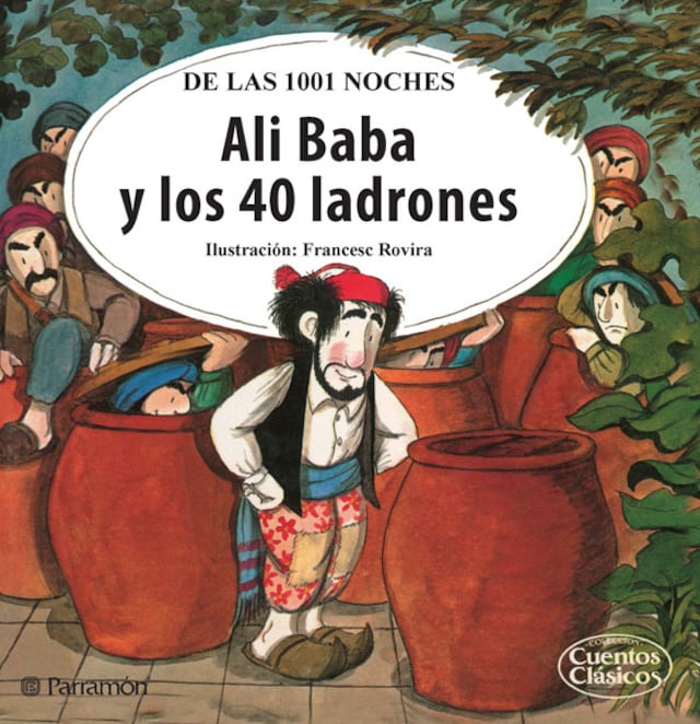 Copertina del libro per Ali Baba y los 40 ladrones