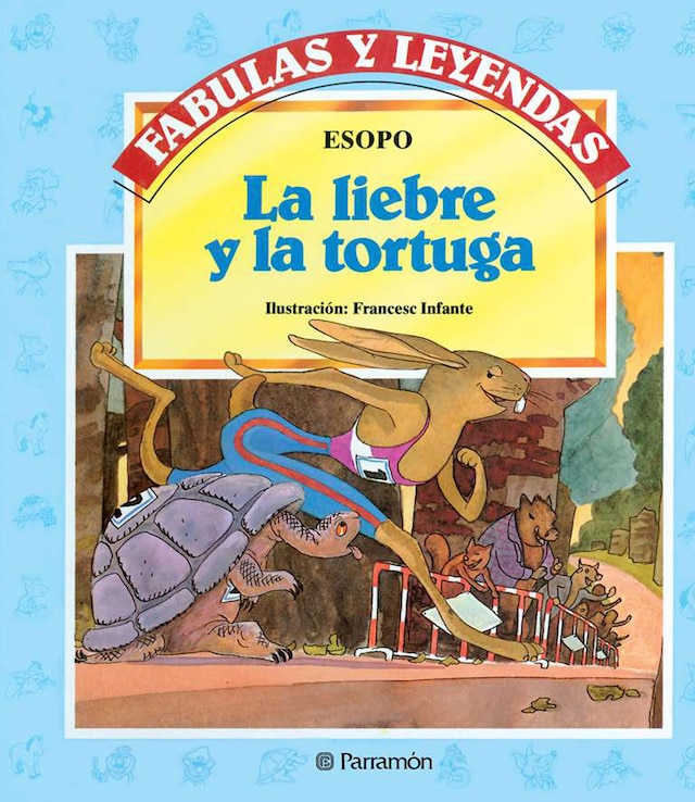 Book cover for La liebre y la tortuga