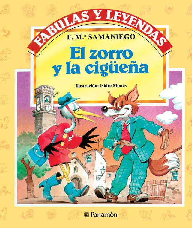 Book cover for El zorro y la cigüeña