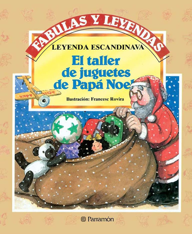 Book cover for El taller de juguetes de Papá Noel