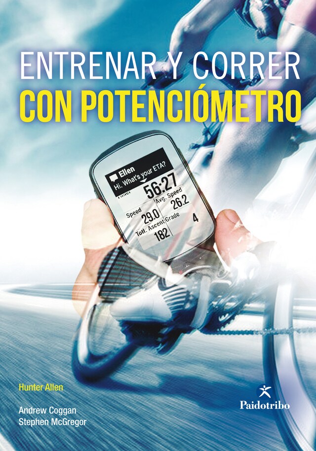 Portada de libro para Entrenar y correr con potenciómetro (Bicolor)