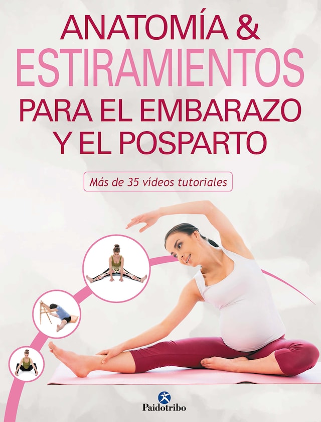 Couverture de livre pour Anatomía & estiramientos para el embarazo y el posparto (Color)