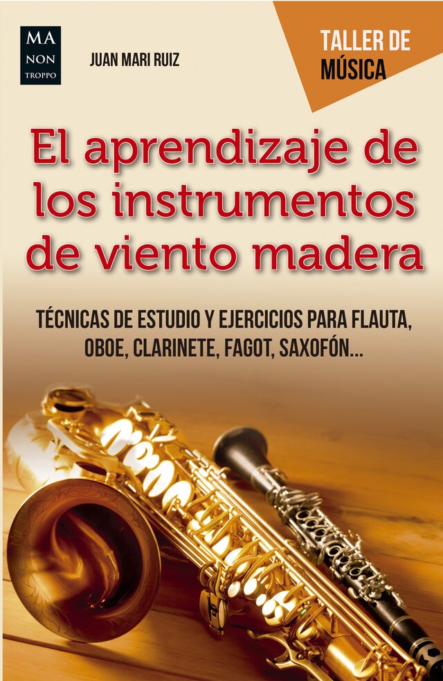 Book cover for El aprendizaje de los instrumentos de viento madera