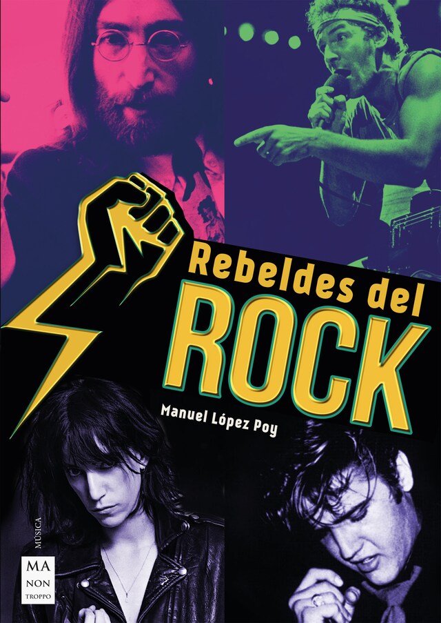 Book cover for Rebeldes del rock