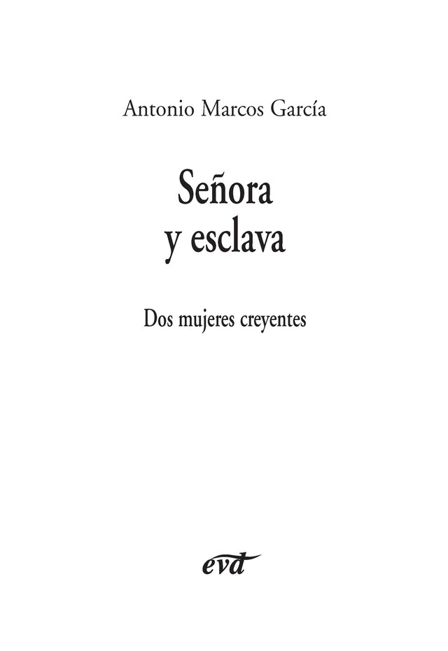 Book cover for Señora y esclava