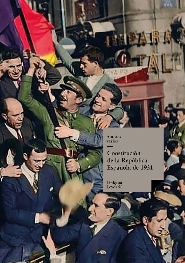 Book cover for Constitución de la República española de 1931