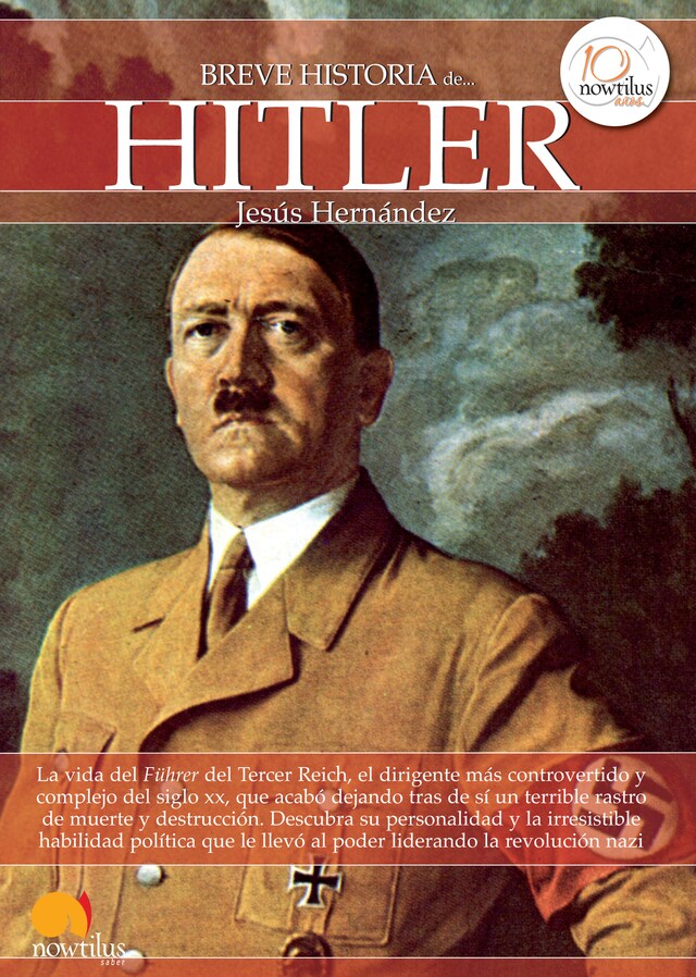 Couverture de livre pour Breve historia de Hitler