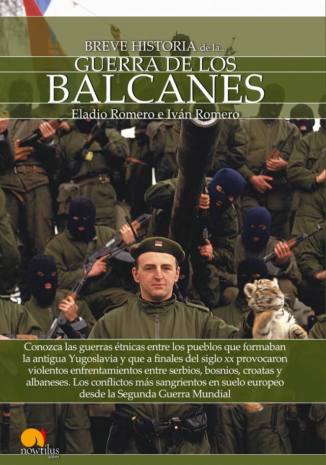 Kirjankansi teokselle Breve historia de la guerra de los Balcanes