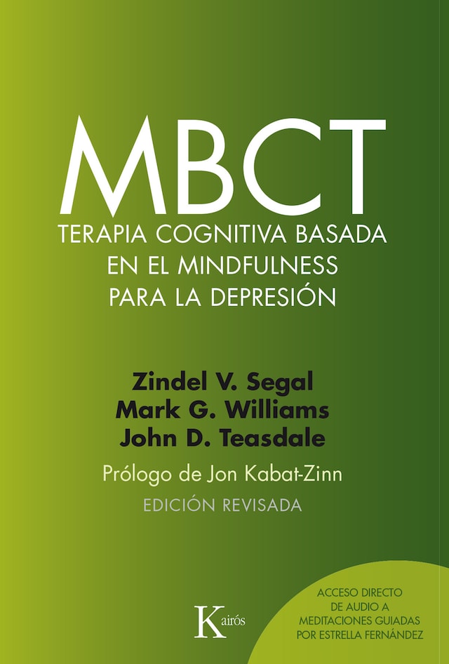 Boekomslag van MBCT Terapia cognitiva basada en el mindfulness para la depresión