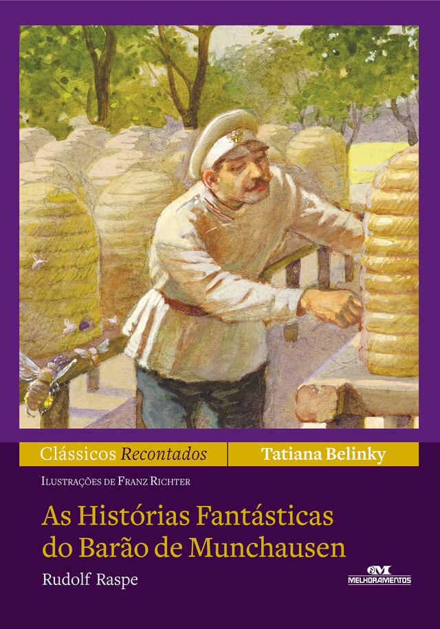 Kirjankansi teokselle As histórias fantásticas do Barão de Munchausen