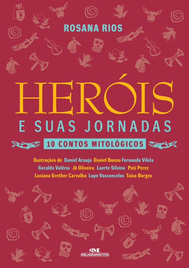 Buchcover für Heróis e suas jornadas