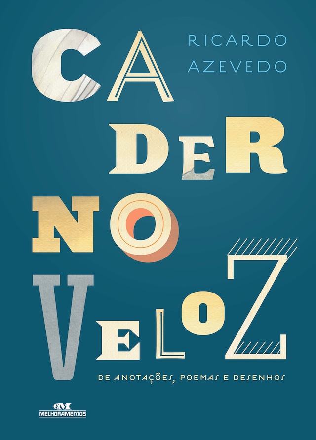 Boekomslag van Caderno veloz de anotações, poemas e desenhos