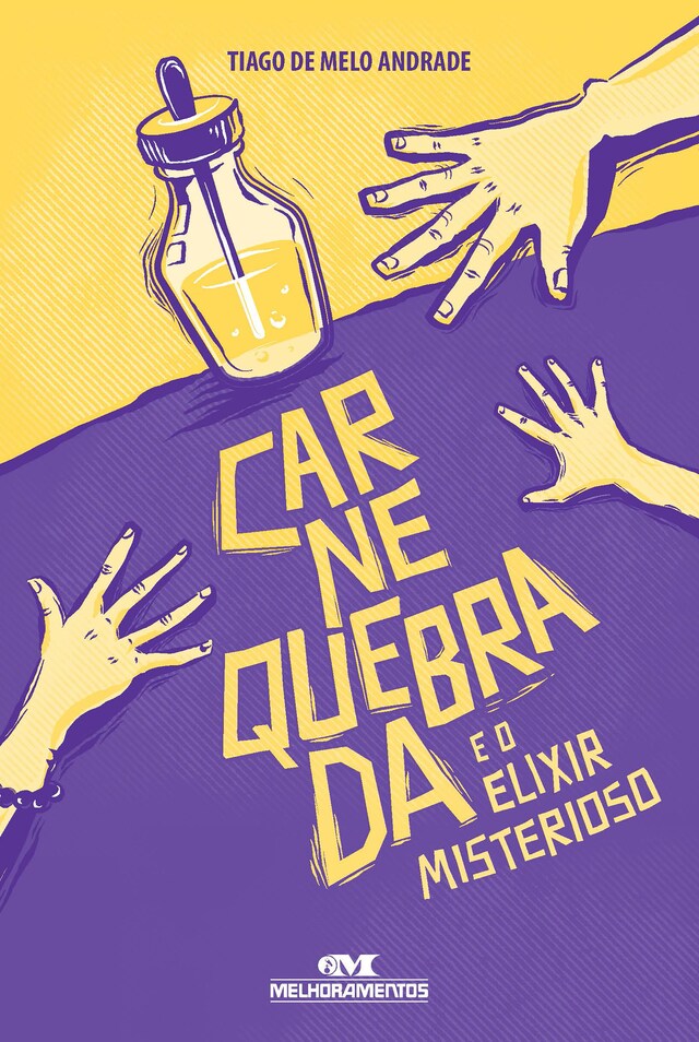 Portada de libro para Carne quebrada e o elixir misterioso