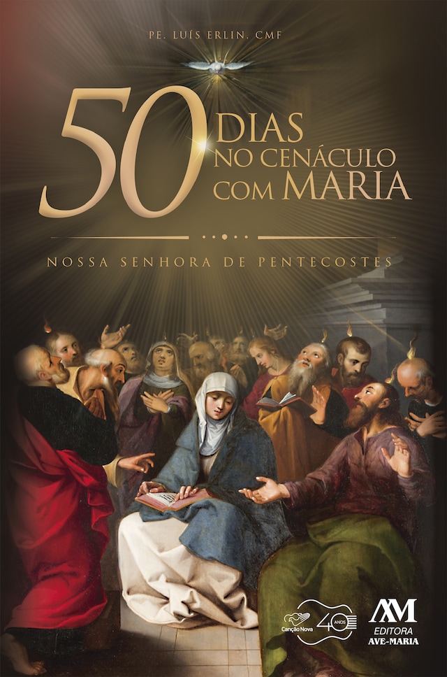 Couverture de livre pour 50 dias no Cenáculo com Maria