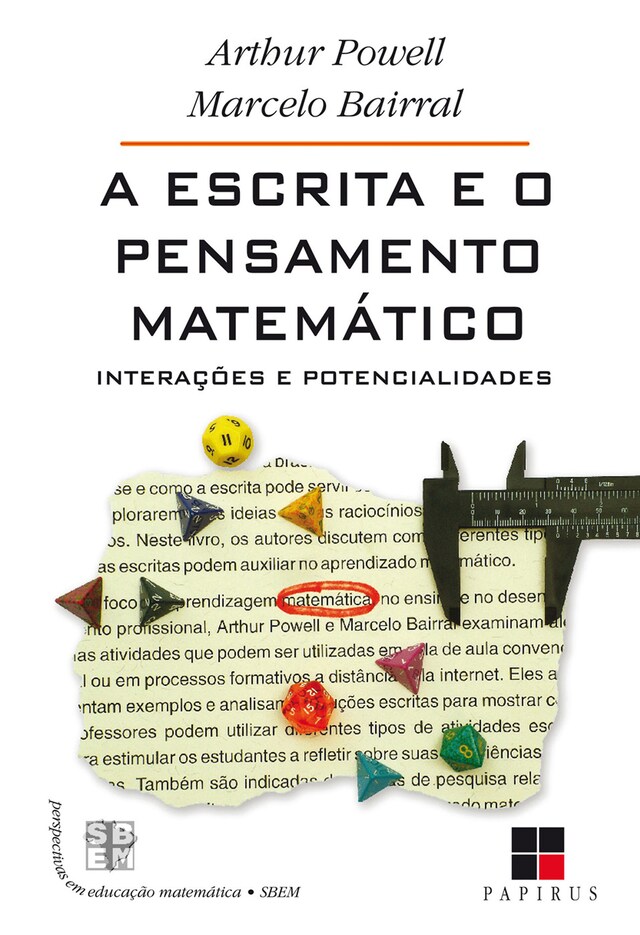 Book cover for A Escrita e o pensamento matemático