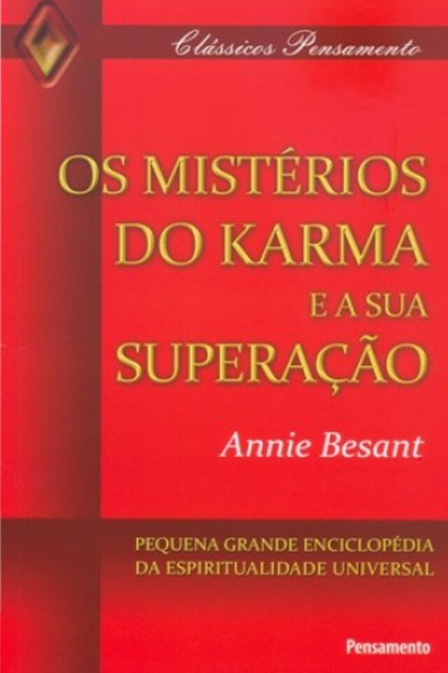 Portada de libro para Os Mistérios do Karma e Sua Superação