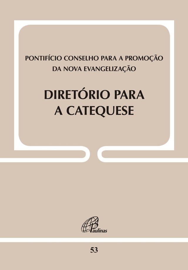 Kirjankansi teokselle Diretório para a catequese