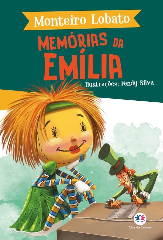 Portada de libro para Memórias da Emília