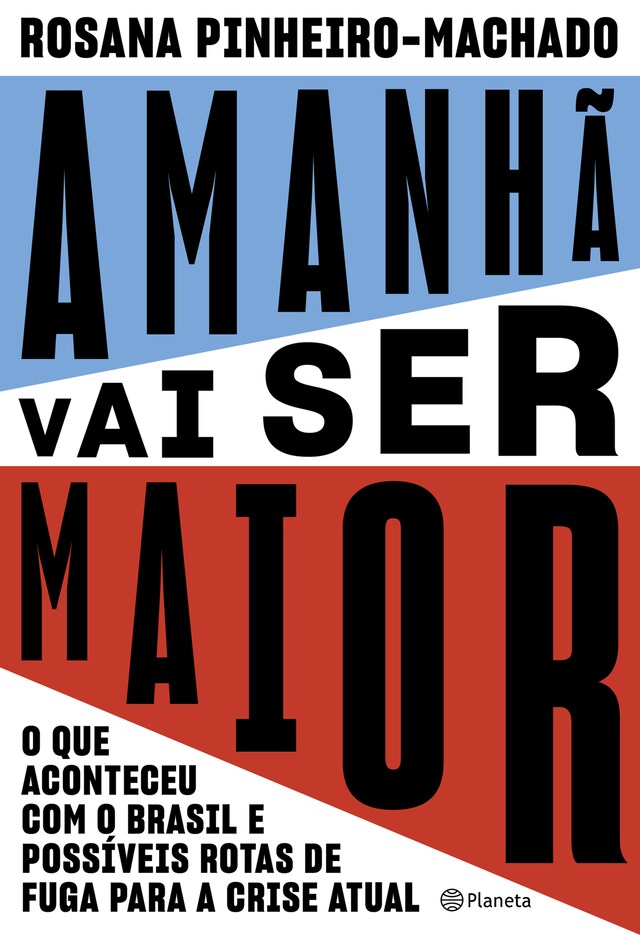 Portada de libro para Amanhã vai ser maior