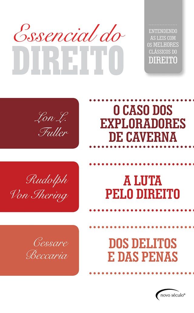 Book cover for O Essencial do Direito - Box Especial - Contém Três Obras