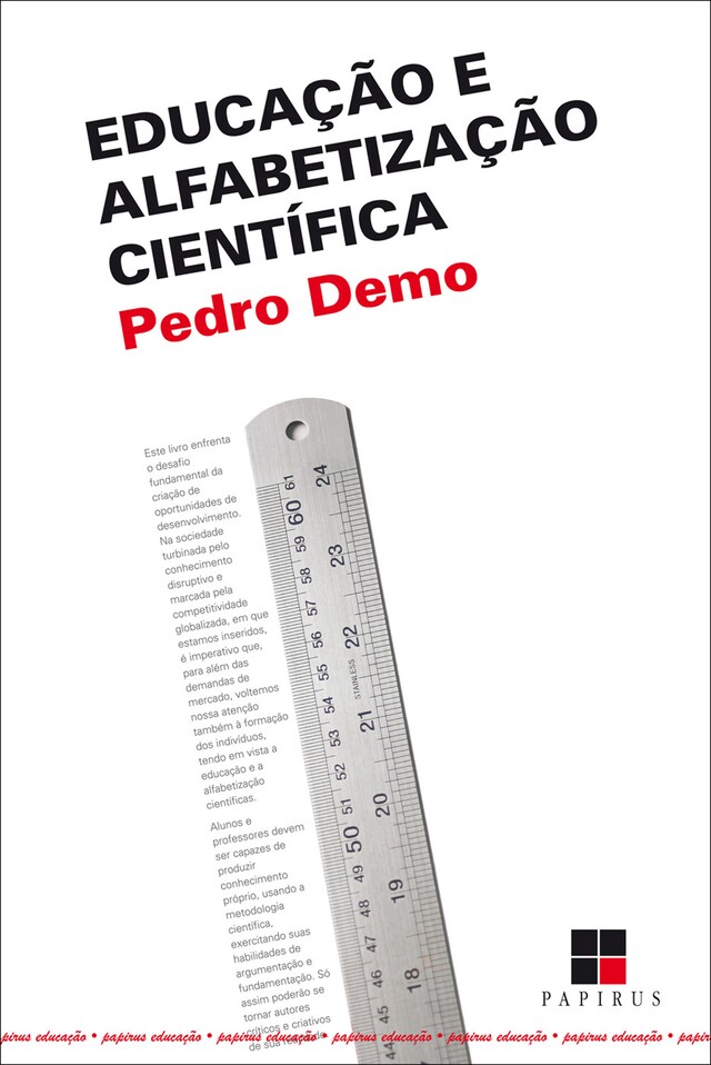 Book cover for Educação e alfabetização científica