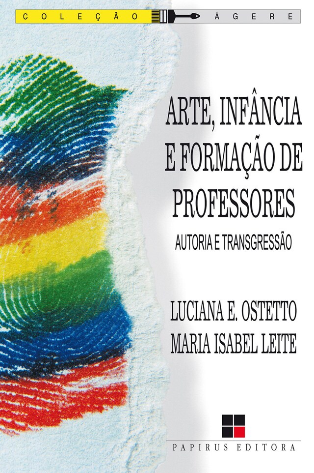 Portada de libro para Arte, infância e formação de professores