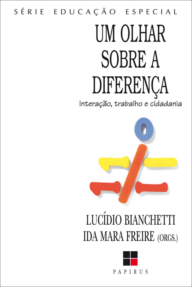 Book cover for Um olhar sobre a diferença