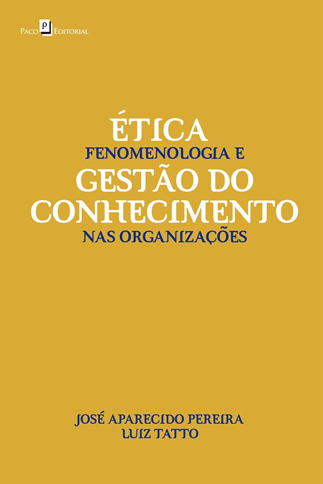 Buchcover für Ética, Fenomenologia e Gestão do Conhecimento nas Organizações