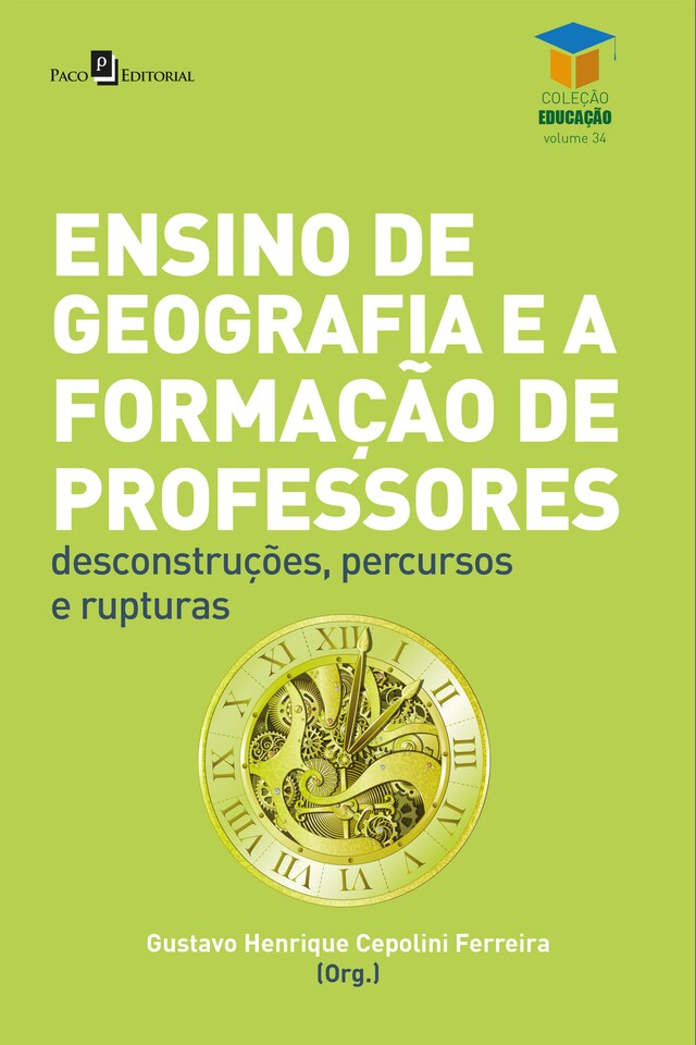 Book cover for Ensino de geografia e a formação de professores