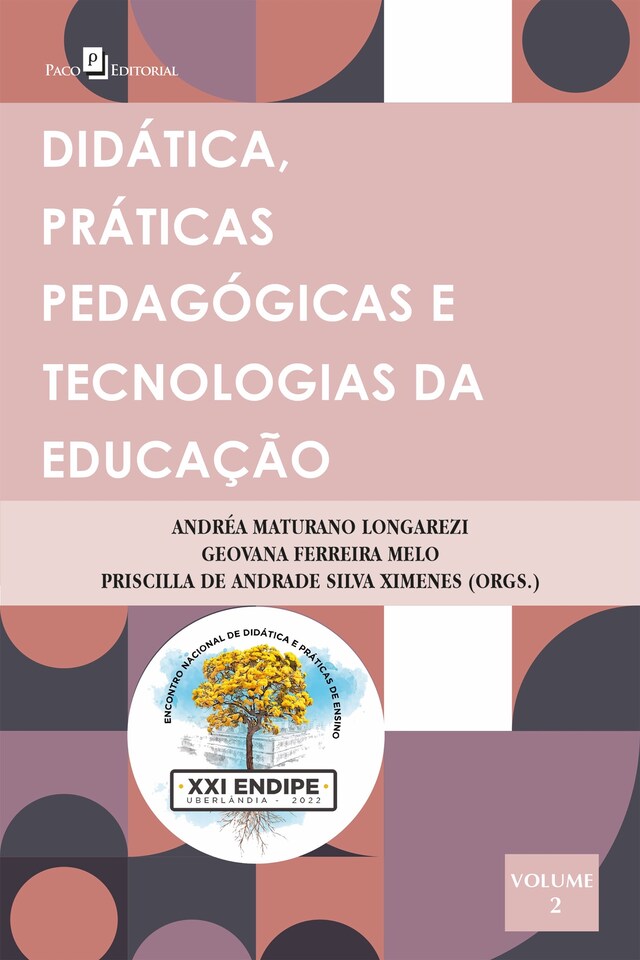 Portada de libro para Didática, práticas pedagógicas e tecnologias da educação Vol. 2